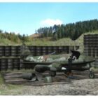 Avion de chasse militaire Me262