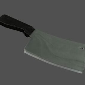 Meat Cleaver Kitchen Knife 3d model