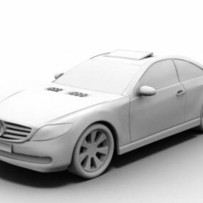 スポーツカー ジャガー E タイプ 3D モデル