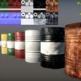 New Wood Barrel 3d model