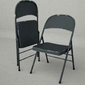 Steel Folding Chair 3d model
