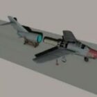 Sowjetisches Kampfflugzeug Mig 15