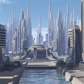 Model 3D Millennium Metropolis City