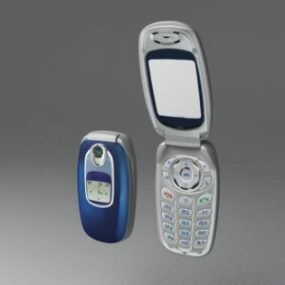 Πτυσσόμενο κινητό τηλέφωνο 3d μοντέλο
