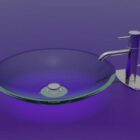 Faucet Glass Sink Modern Style
