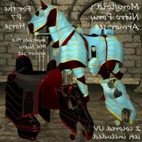 Pony Armor Horse 3d model