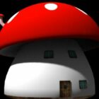 Mushroom Cartoon House