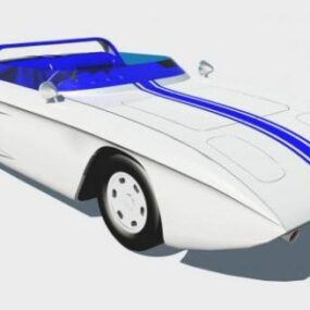 خودروی اسپرت مفهومی موستانگ مدل 1962 مدل سه بعدی