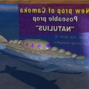 3d модель підводного човна Nautilus