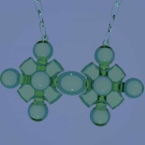 Jade Necklace Jewelry 3d model