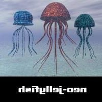 3D model mimozemšťana medúzy