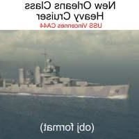 海军重型巡洋舰3d模型