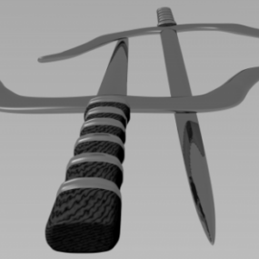 Ninja Sai Samurai Weapon 3Dモデル