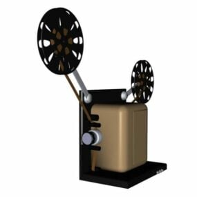 Vintage Movie Projector 3d model