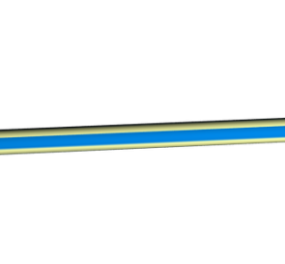 Skoleblyant Farverig Pen 3d-model