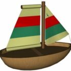 Small Sailing Boat Kid Toy