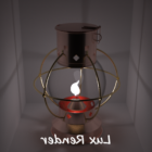 Petroleum-Öllampe
