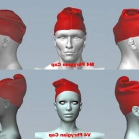 Postać manekina z czapką zimową Model 3D