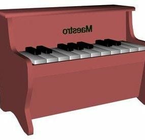 Upright Piano Kid Toy 3d-modell