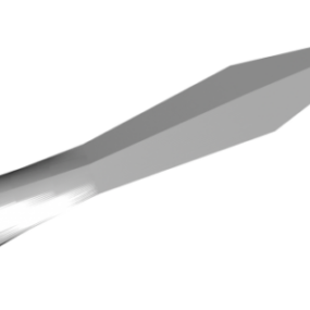 Plain Spear Weapon 3d model