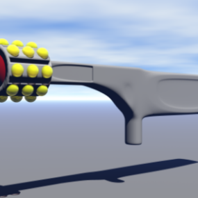 نموذج مسدس البلازما ثلاثي الأبعاد