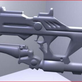 Plasma Rifle Gun 3d-model