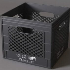 Modelo 3d de caixa de plástico