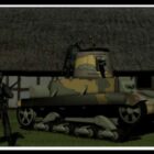 Poolse Vintage Tank Ww1