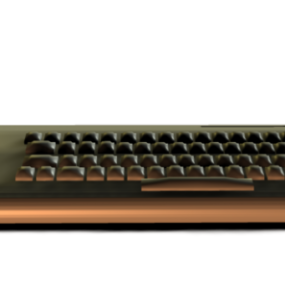 स्टाइलिस्ट पीसी कीबोर्ड 3डी मॉडल