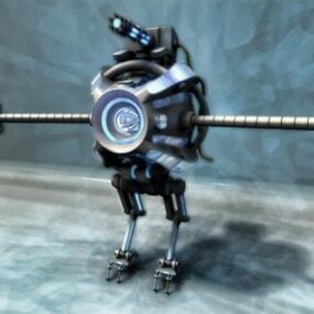 战斗机机器人人形3d模型