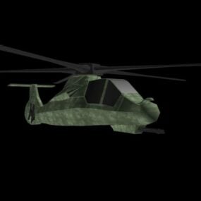 هلیکوپتر نظامی Rah66 Comanche مدل 3d