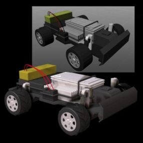 Sähköauto Fab Frame 3D-malli