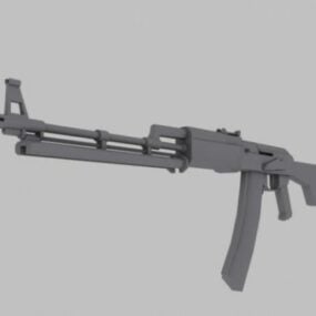 苏联机枪Rpk74 3d模型
