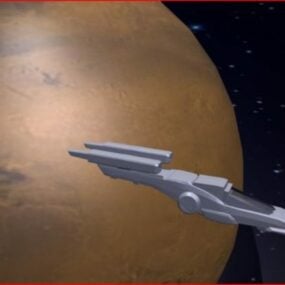نموذج سفينة الفضاء الاعتداء السريع 3D