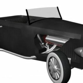 Vintage Pickup Car Hauler 3D model