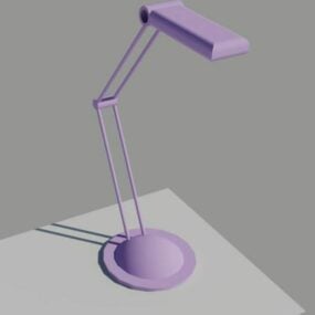 Modelo 3d de lâmpada de leitura simples