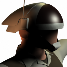 Rebel Helmet 3d malli