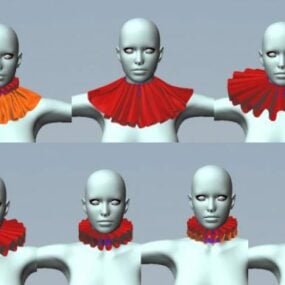 Fashion Mannequin Character With Clothing 3d model