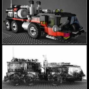 Záchranné vozidlo Truck 3D model