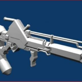 Military Rifle Weapon 3d-malli