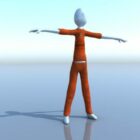 Stick Figure Animated Rigged