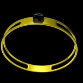 نموذج خاتم الذهب ثلاثي الأبعاد