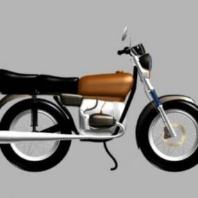 Cb77 Honda Motorcycle 3d model