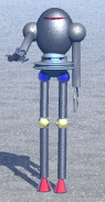 Model 3D Scifi Robot Poseable