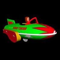 Rocket Racer Toy 3d μοντέλο