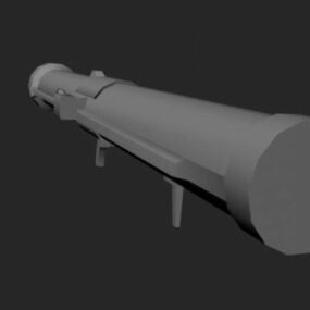 Rocket Launcher Lowpoly Wapen 3D-model
