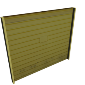 Rollup Garage Door 3d model