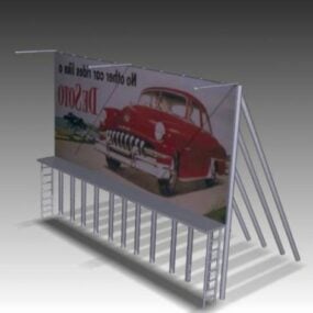 Pictures Frame Hang On Wall 3d model