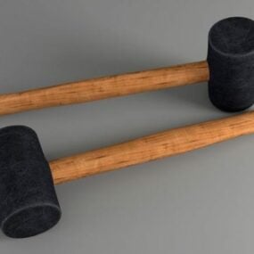 3D model nástroje Rubber Mallet Hammer Tool