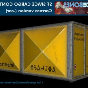 3д модель грузового контейнерного оборудования